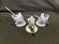 3 Iron Hills Dwarves Goat Riders Miniatures Middle Earth LOTR D&D Warhammer Dwarf