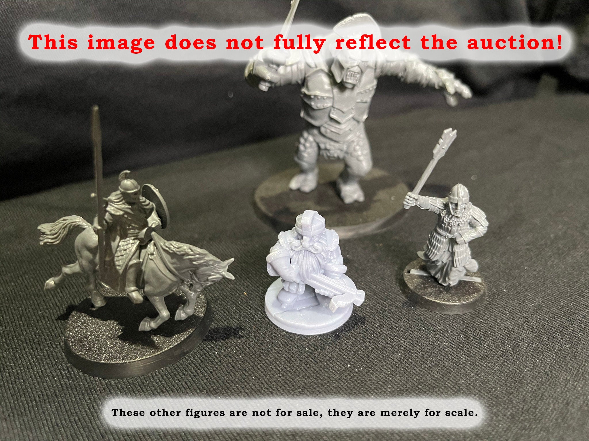 3 Iron Hills Dwarf Crossbow Miniatures Middle Earth LOTR D&D Warhammer Dwarf