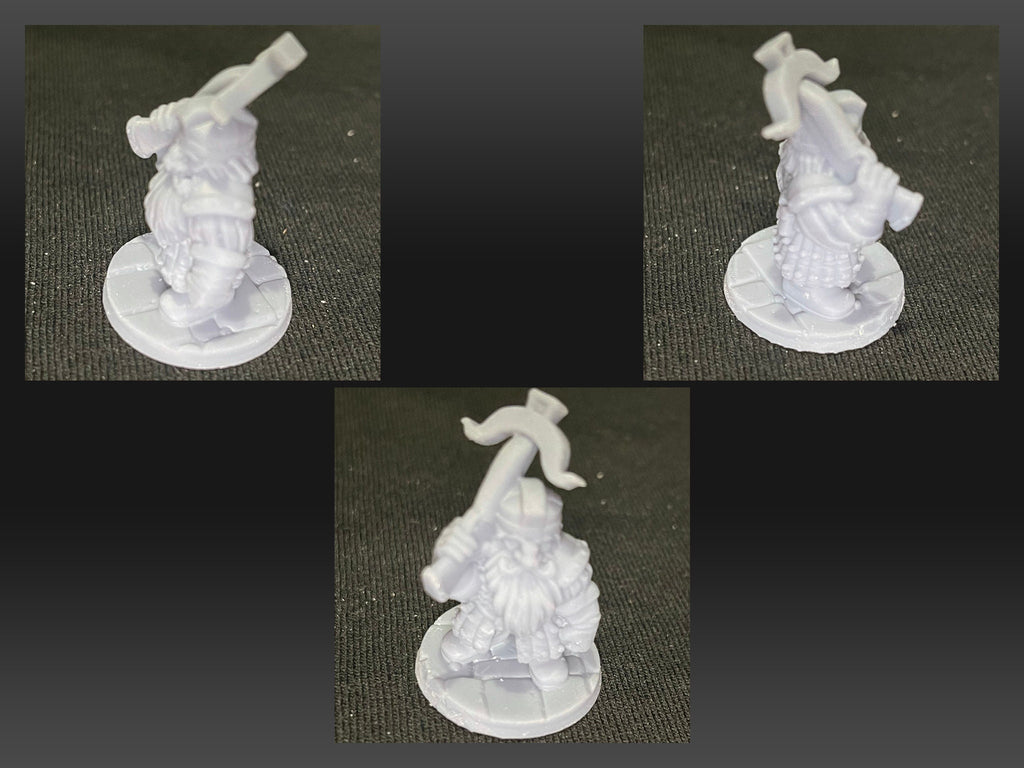 3 Iron Hills Dwarf Crossbow Miniatures Middle Earth LOTR D&D Warhammer Dwarf