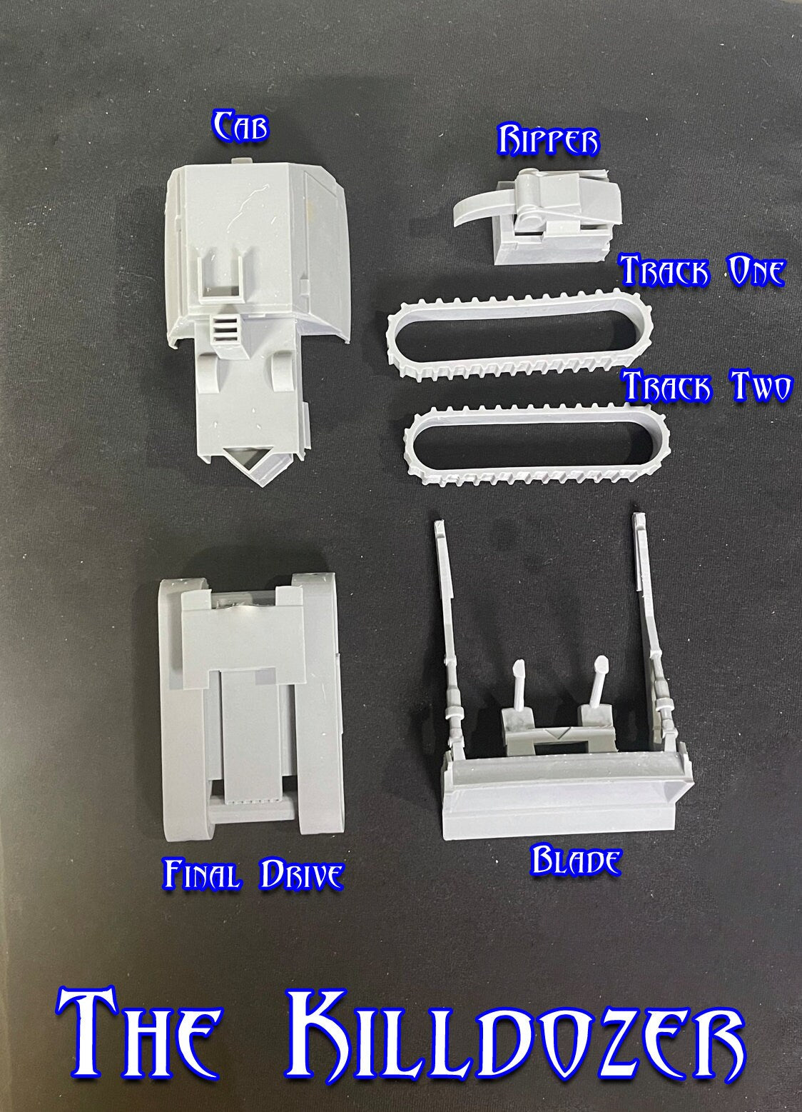 The Killdozer Resin Model