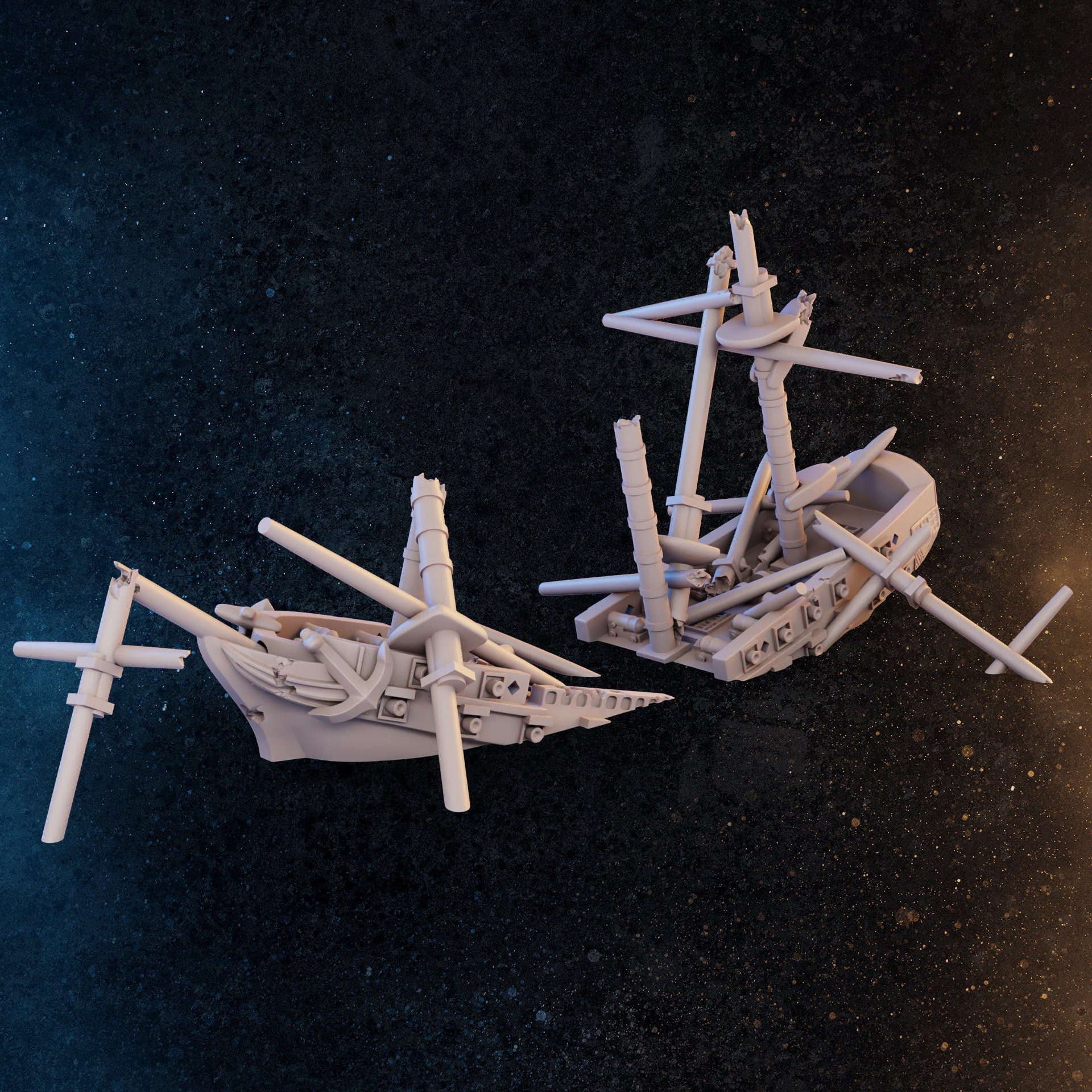 Sailing Ship Miniatures Ship Wreckage Pack 1/1200 Scale