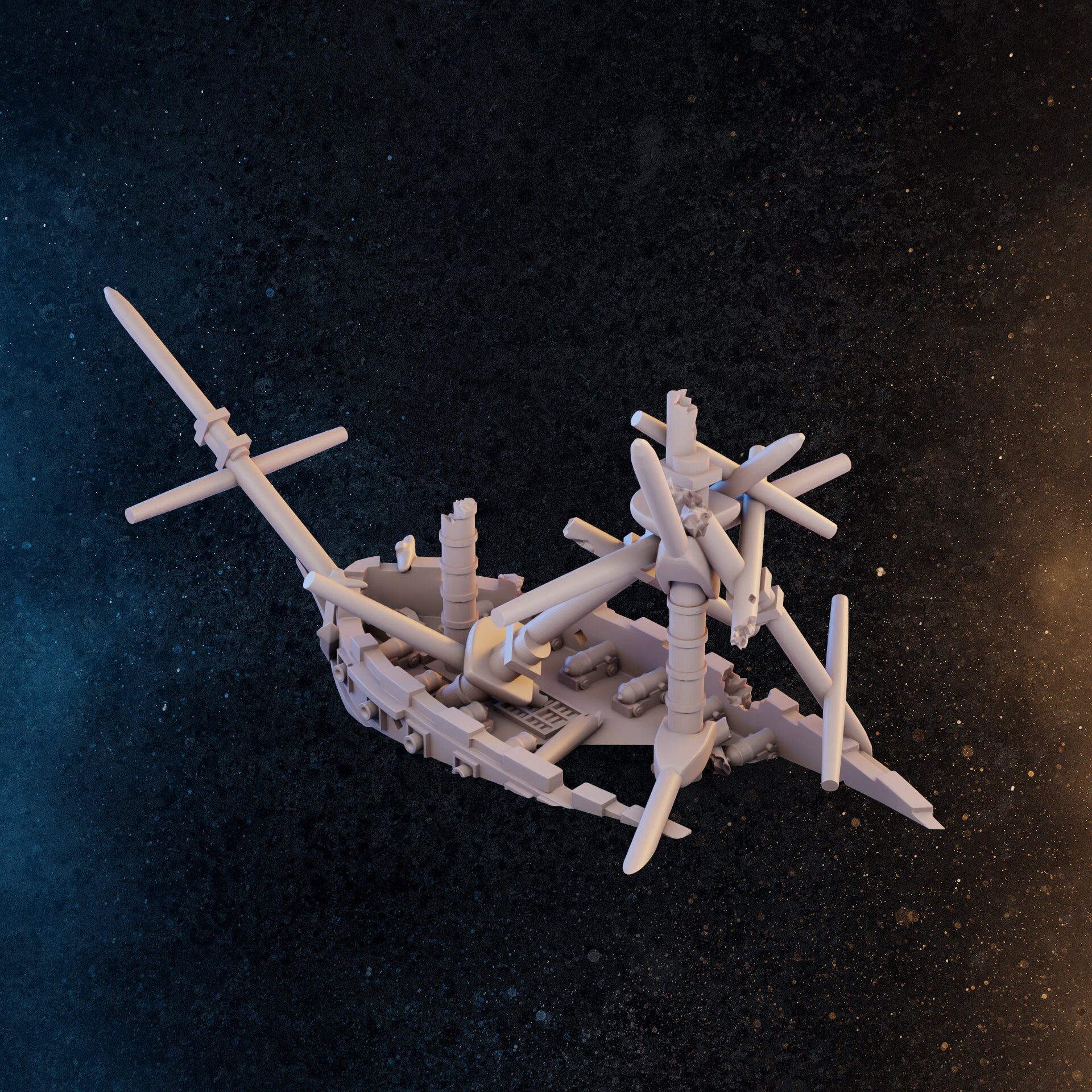 Sailing Ship Miniatures Ship Wreckage Pack 1/1200 Scale