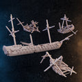 Sailing Ship Miniatures Ship Wreckage Pack 1/700 Scale