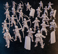 Late Medieval Era Rangers Archers Crossbowmen | 24 Miniatures