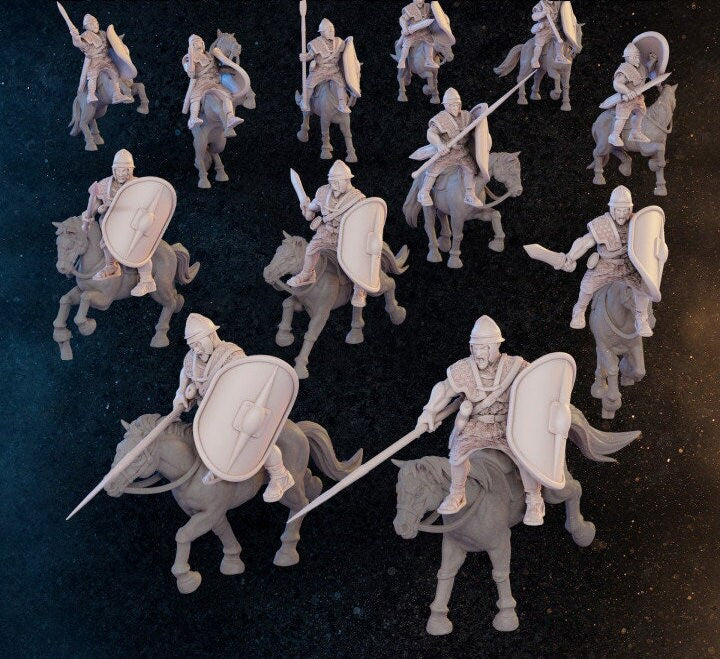 Roman Equites | 24 Miniatures | Productions Diratia
