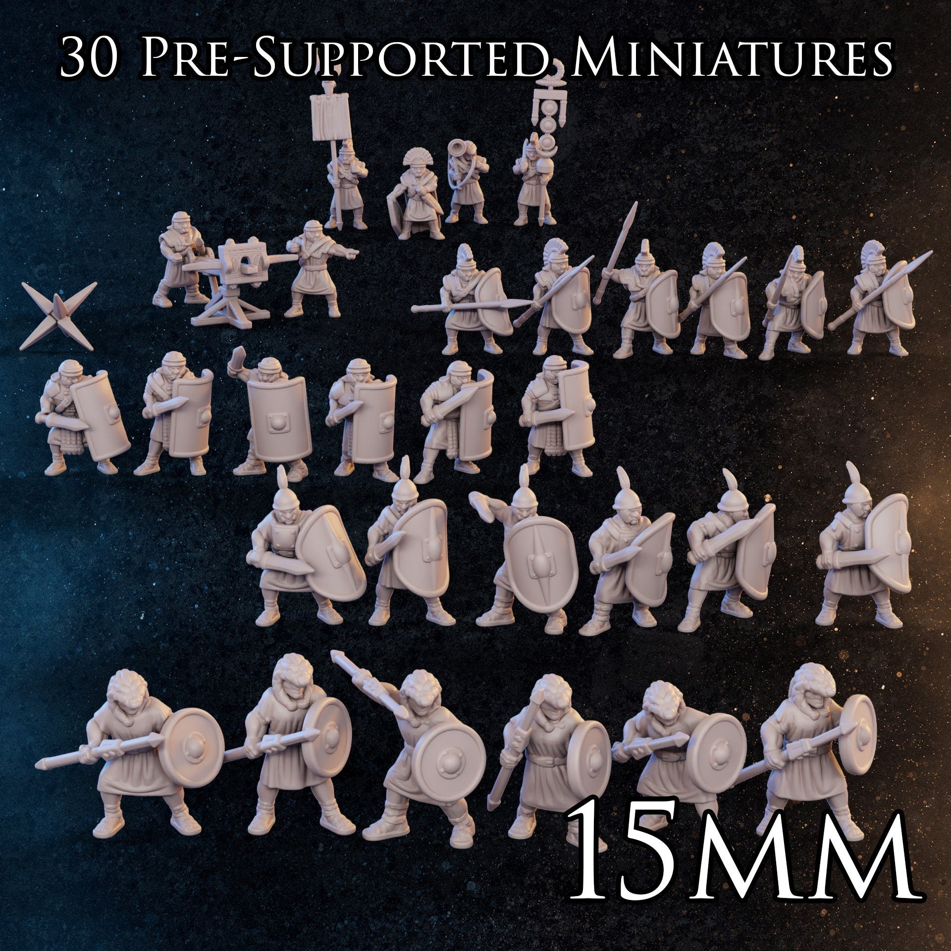 30 Roman Legion 15mm