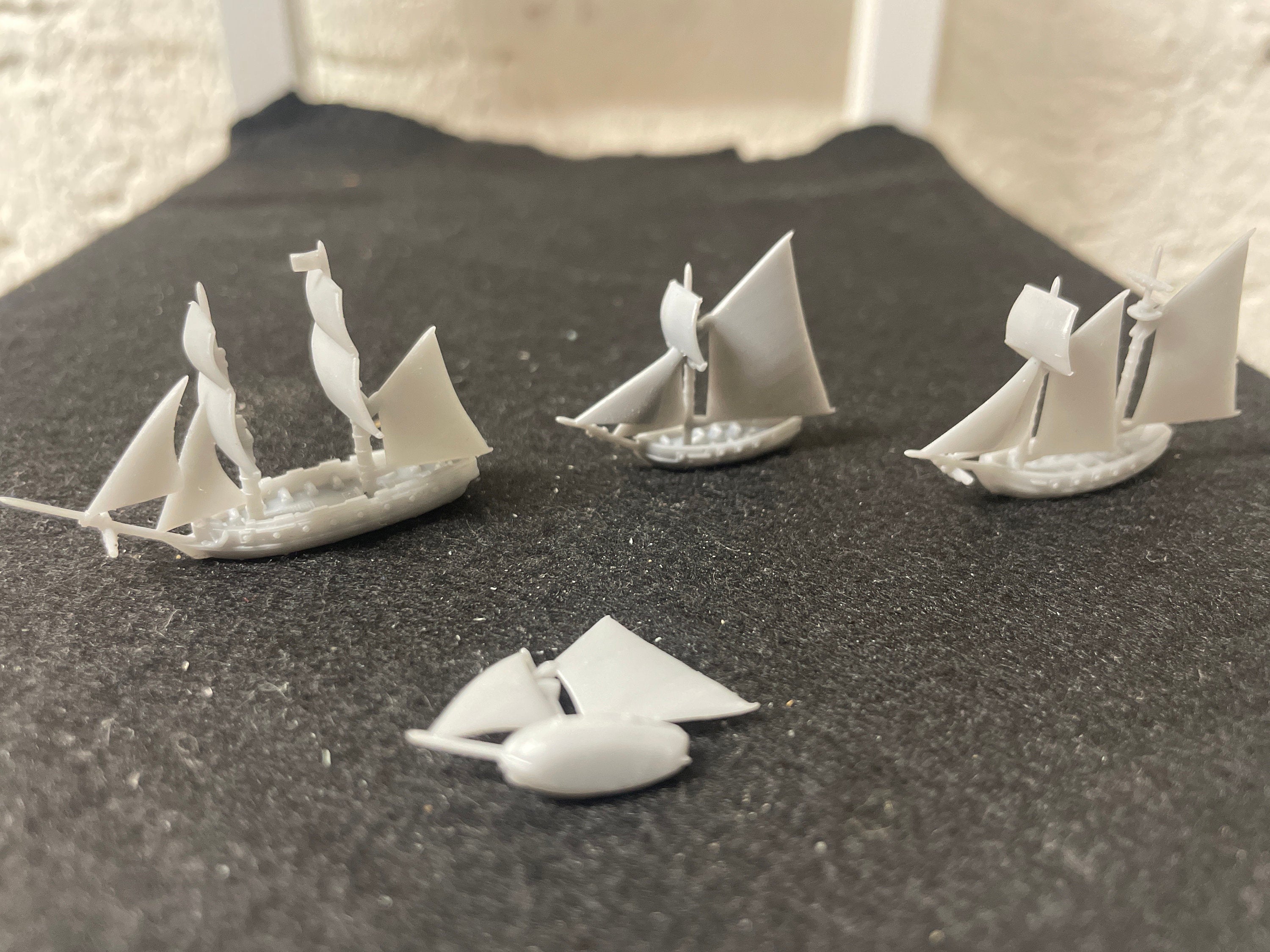 Brig Schooner Sloop Cutter Gunship 1/700 | 5 Miniature Ships