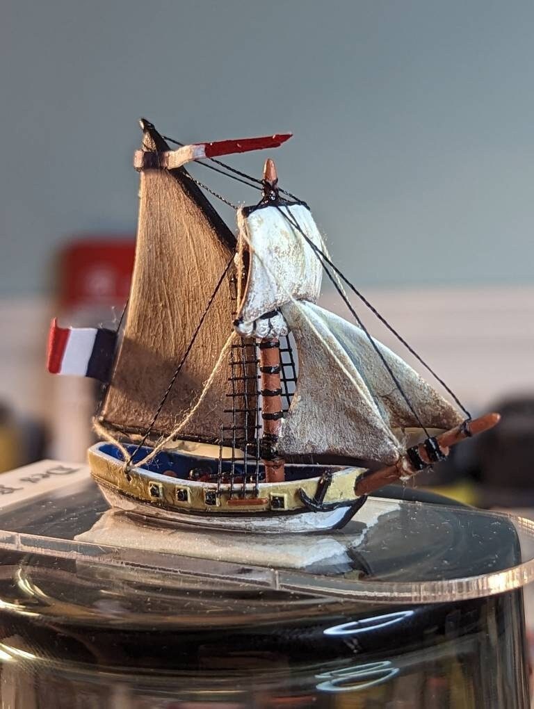 Sloop Squadron Sailing Ship Miniatures 1/700 | Models | Warship | Vessels | Black Seas