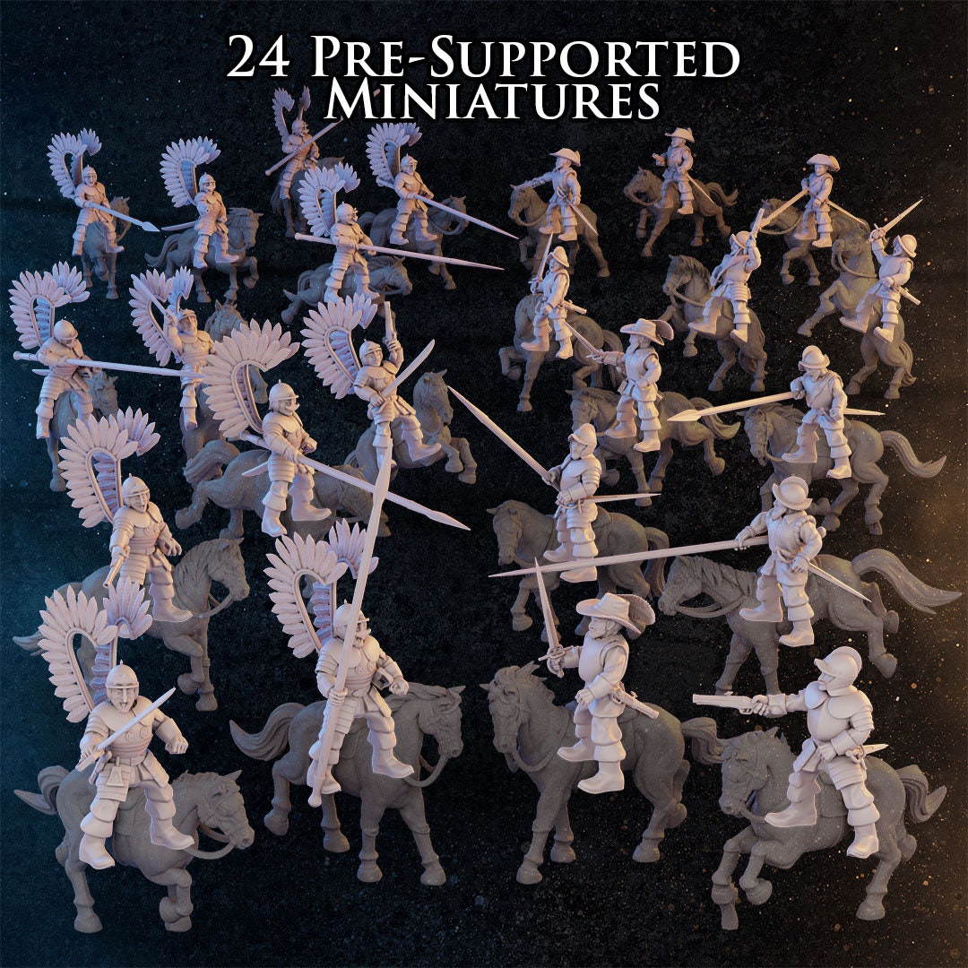 Flying Hussars & Spanish Cavalry | 48 Miniatures