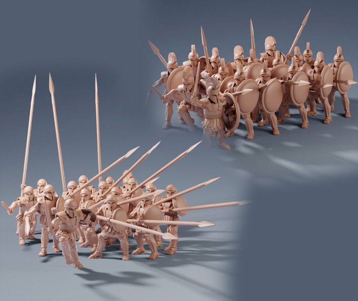 Ancient Greek Army #1 | 32 Miniatures