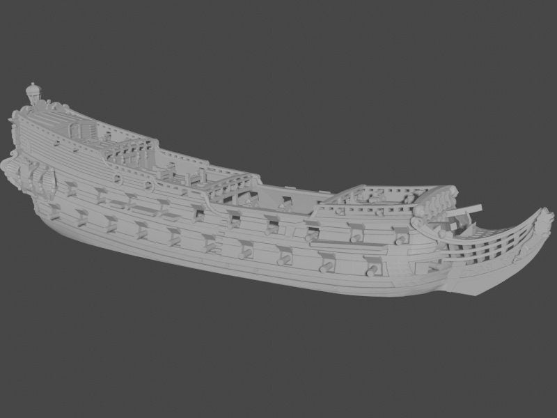 17th Century Dutch Fleet | 7 Ships | Scales 1/600 Through 1/1200 | Turner Miniatures