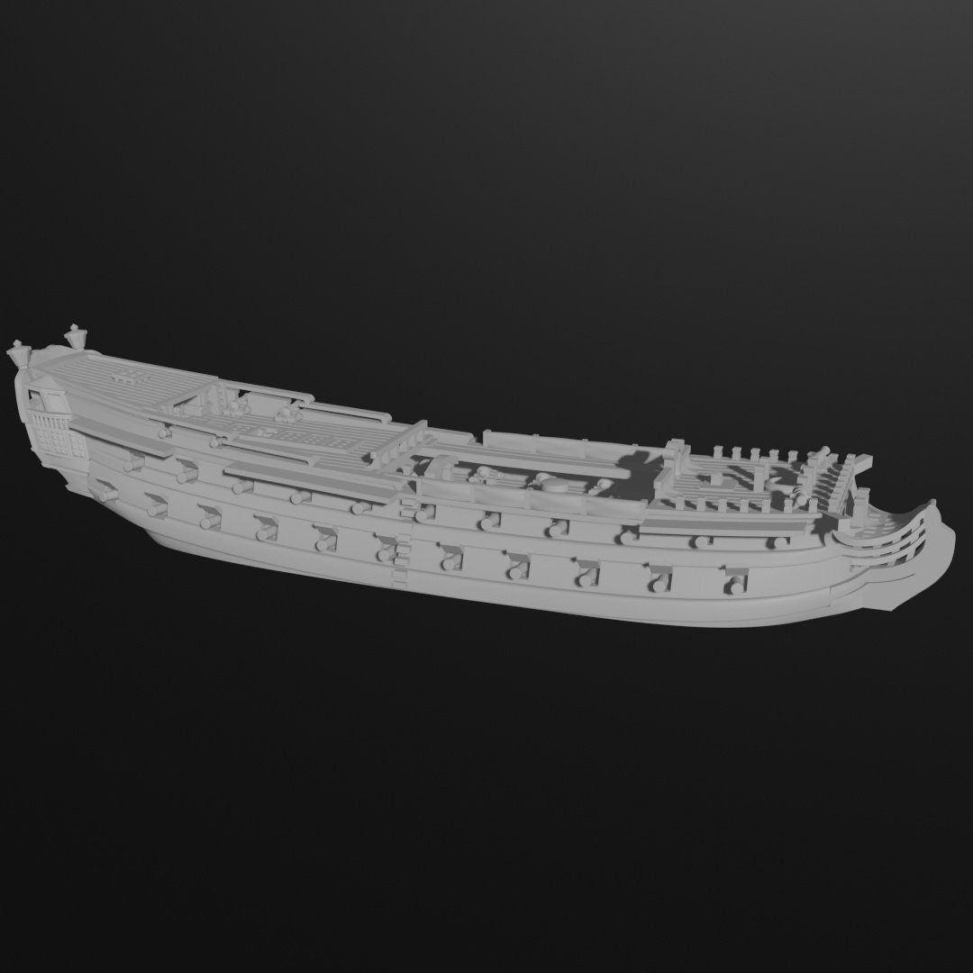 18th Century Danish Fleet | 8 Ships | Scales 1/700 Through 1/1200 | Turner Miniatures