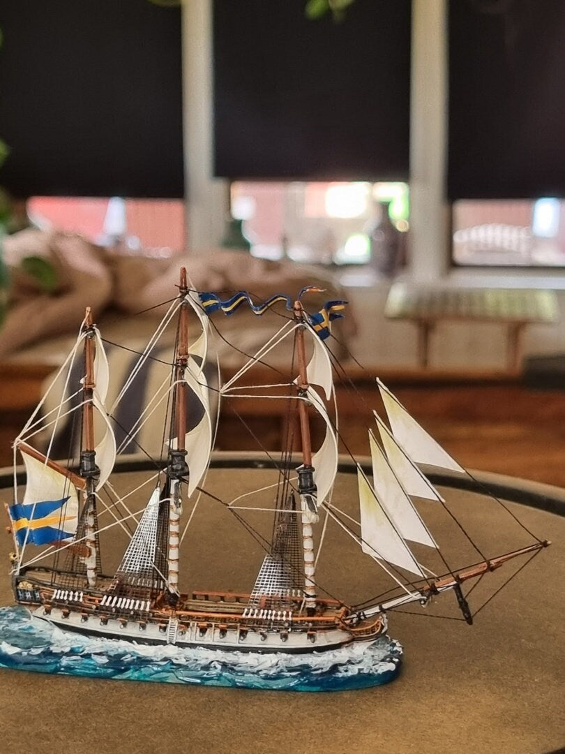 18th Century Swedish Fleet | 4 Ships | Scales 1/700 Through 1/1200 | Turner Miniatures