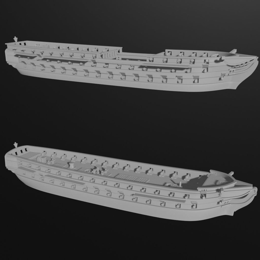 17th & 18th Century US Fleet | 8 Ships | Scales 1/700 Through 1/1200 | Turner Miniatures
