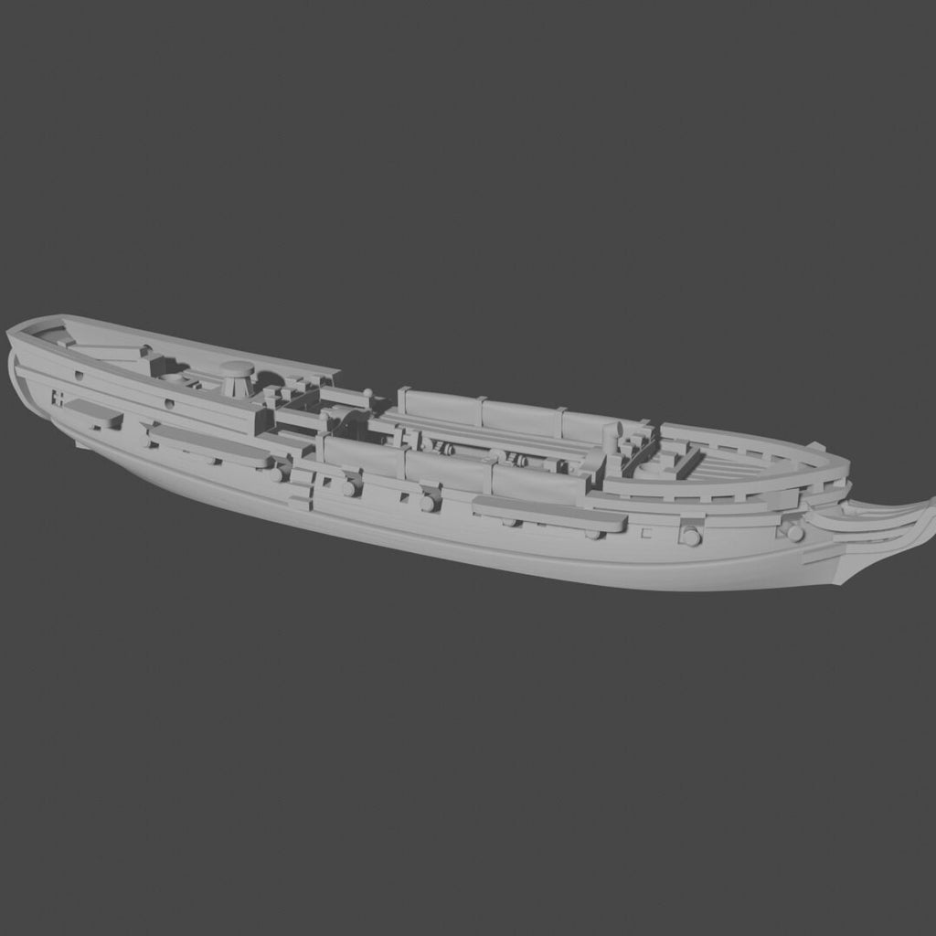 17th & 18th Century US Fleet | 8 Ships | Scales 1/700 Through 1/1200 | Turner Miniatures