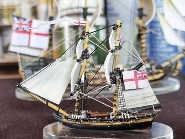 18th Century British Fleet 1 | 11 Ships | Scales 1/700 Through 1/1200 | Turner Miniatures