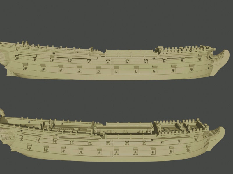 18th Century British Fleet 1 | 11 Ships | Scales 1/700 Through 1/1200 | Turner Miniatures