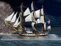 Large British Porcupine | 18th Century English 6th Rate Ship Miniature | 1.35" to 9.5" Hull | Turner Miniatures