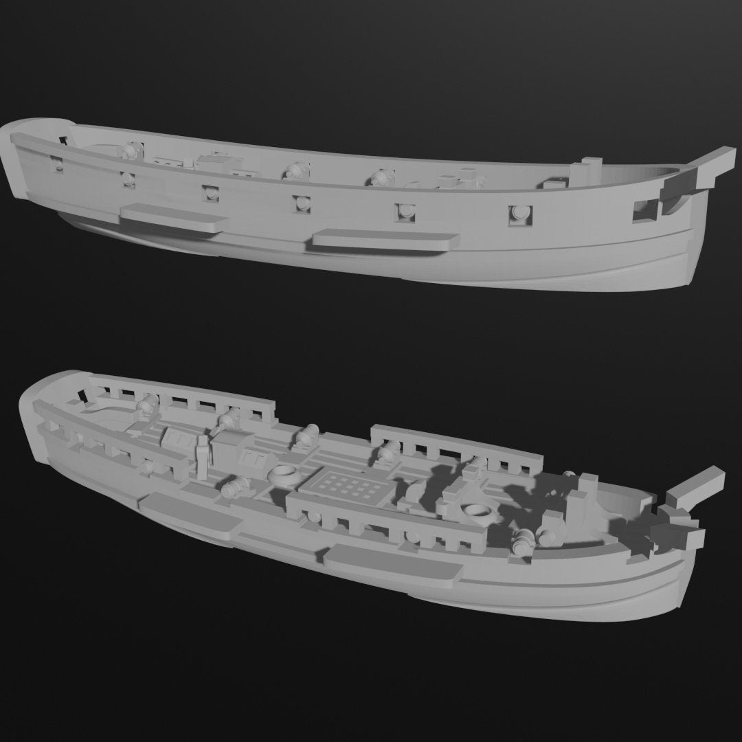 19th Century British Fleet | 12 Ships | Scales 1/700 Through 1/1200 | Turner Miniatures
