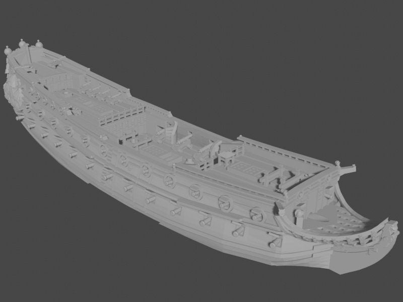 17th Century English Fleet | 8 Ships | Scales 1/600 Through 1/1200 | Turner Miniatures