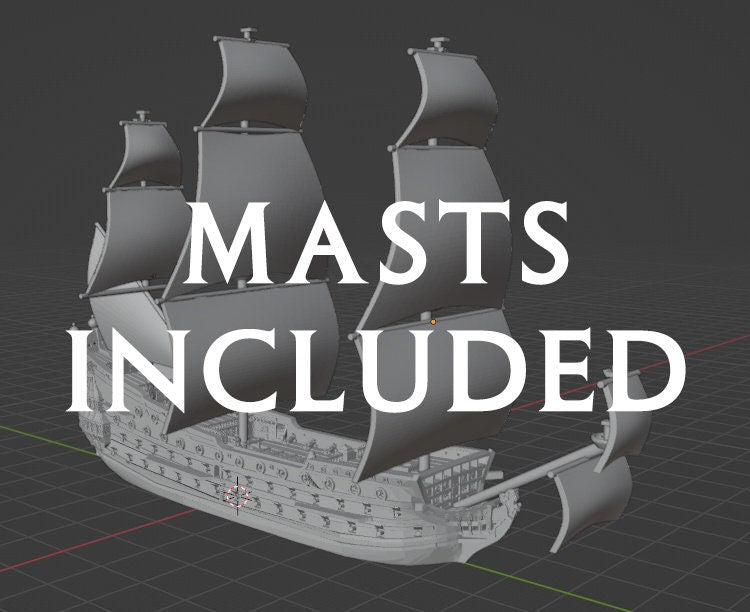 17th Century English Fleet | 8 Ships | Scales 1/600 Through 1/1200 | Turner Miniatures