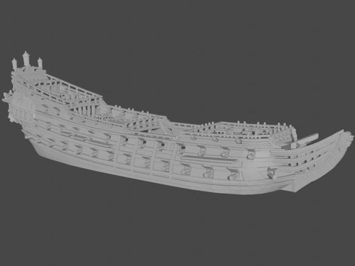 17th Century Dutch Fleet | 7 Ships | Scales 1/600 Through 1/1200 | Turner Miniatures