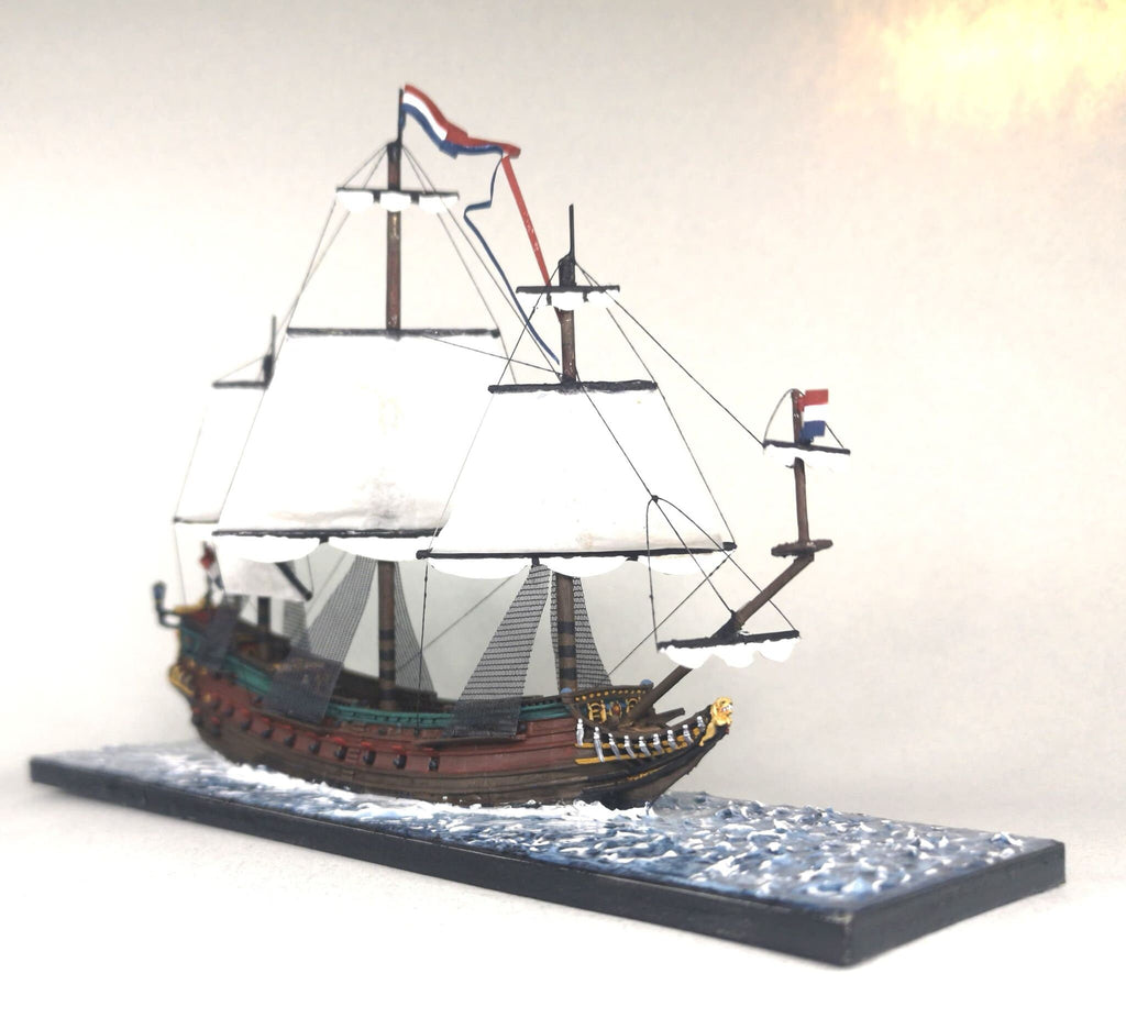 17th Century Dutch Fleet | 7 Ships | Scales 1/600 Through 1/1200 | Turner Miniatures