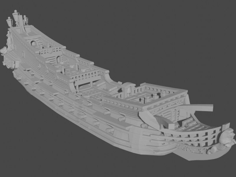 17th Century Dutch Fleet | 7 Ships | Scales 1/600 Through 1/1200 | Turner Miniatures