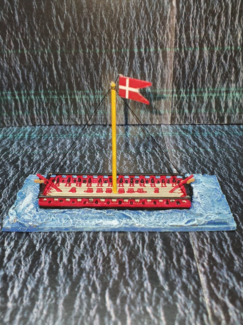 18th Century Danish Fleet | 8 Ships | Scales 1/700 Through 1/1200 | Turner Miniatures