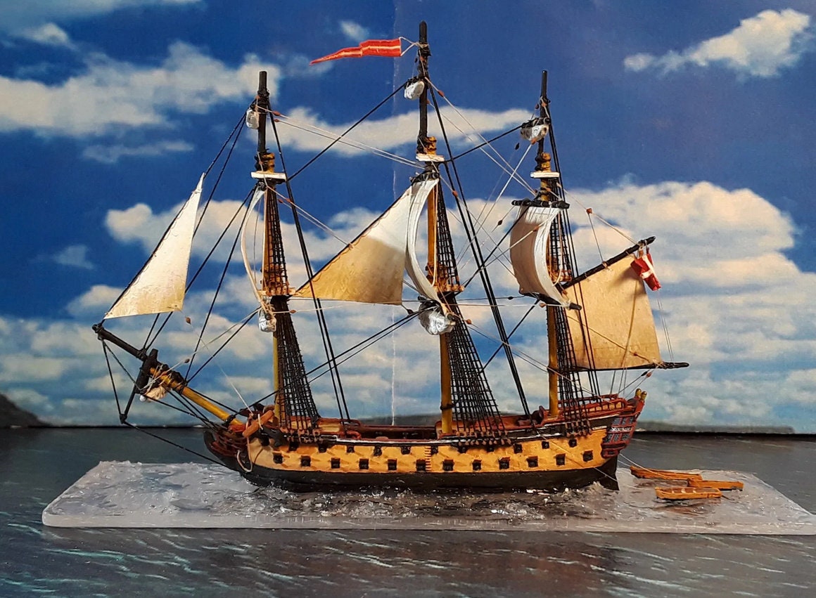18th Century Danish Fleet | 8 Ships | Scales 1/700 Through 1/1200 | Turner Miniatures