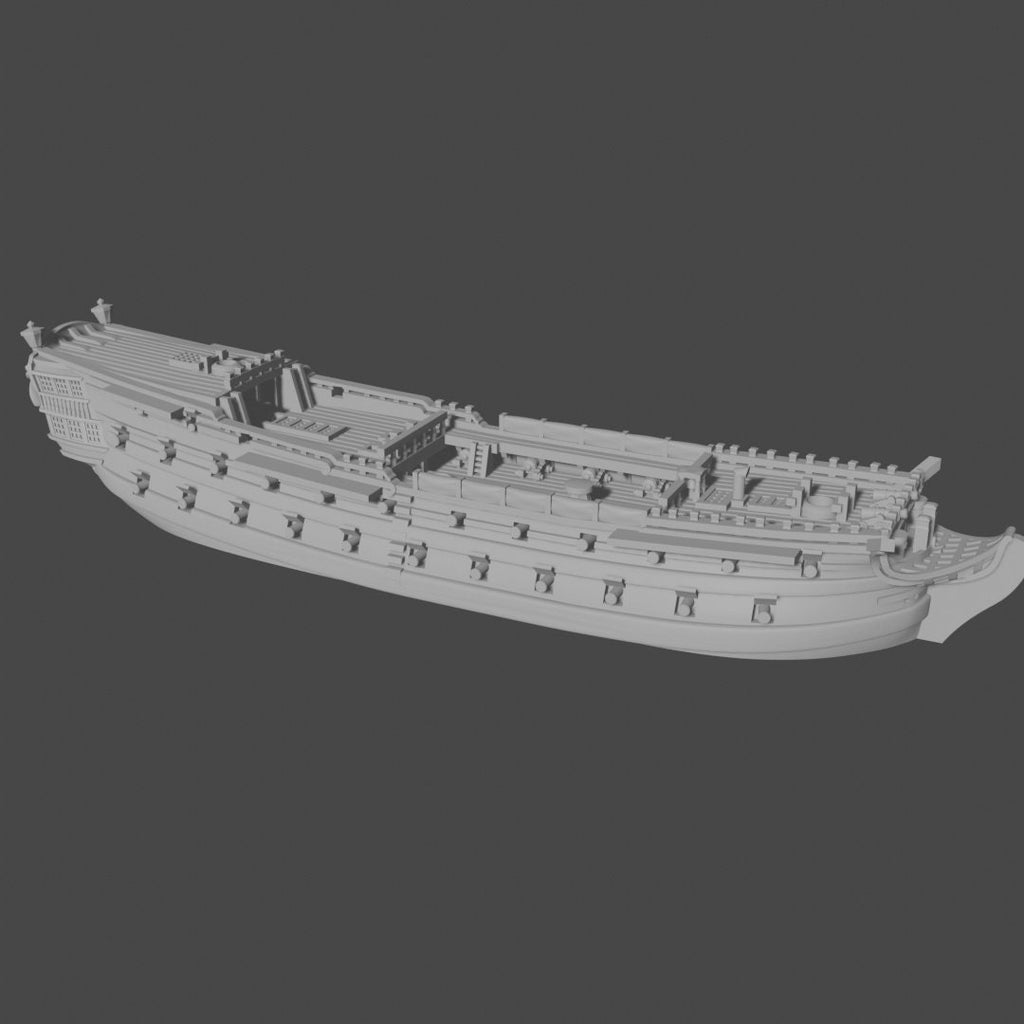 18th Century British Fleet 1 | 11 Ships | Scales 1/700 Through 1/1200 | Turner Miniatures