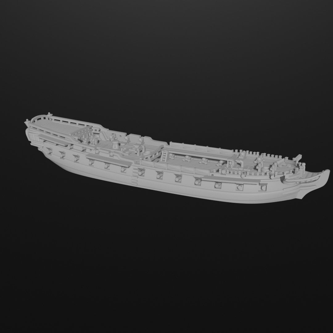 18th Century British Fleet 2 | 9 Ships | Scales 1/700 Through 1/1200 | Turner Miniatures