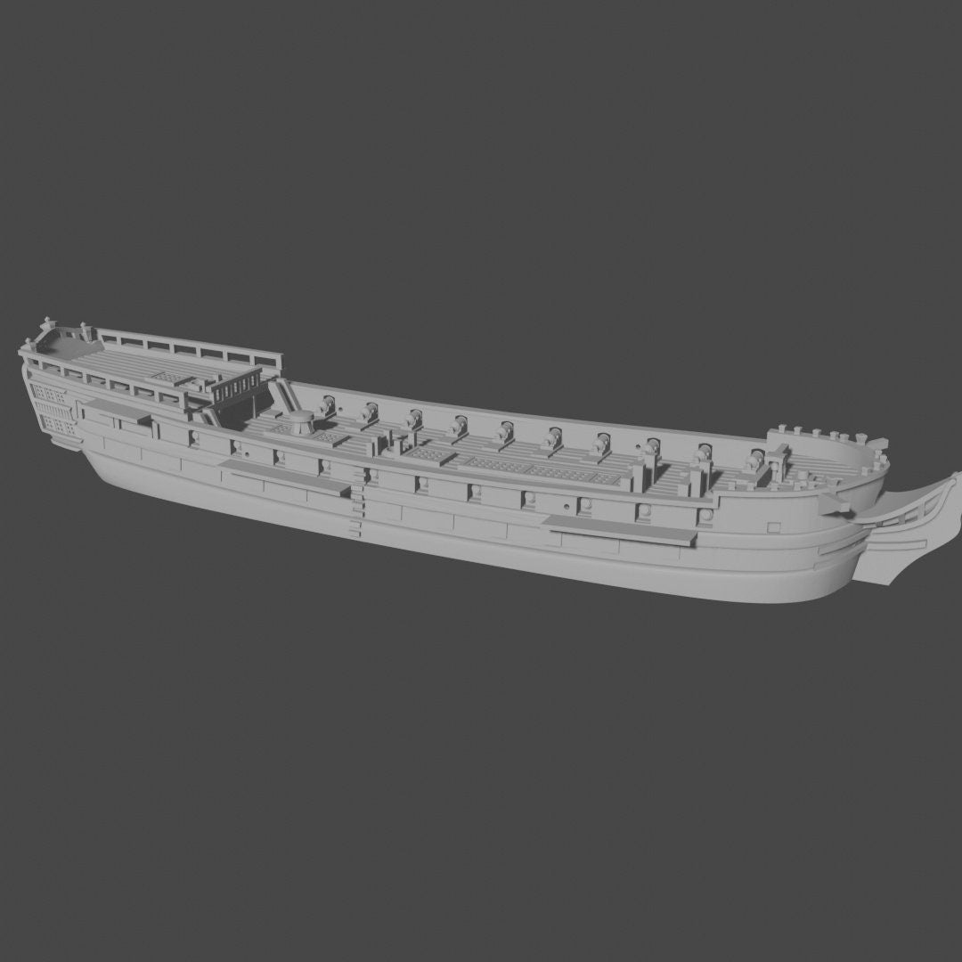 18th Century British Fleet 2 | 9 Ships | Scales 1/700 Through 1/1200 | Turner Miniatures