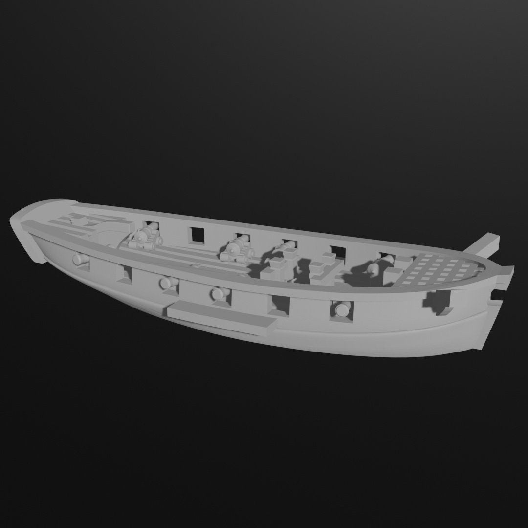 18th Century British Fleet 2 | 9 Ships | Scales 1/700 Through 1/1200 | Turner Miniatures