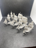 18th Century Swedish Fleet | 4 Ships | Scales 1/700 Through 1/1200 | Turner Miniatures
