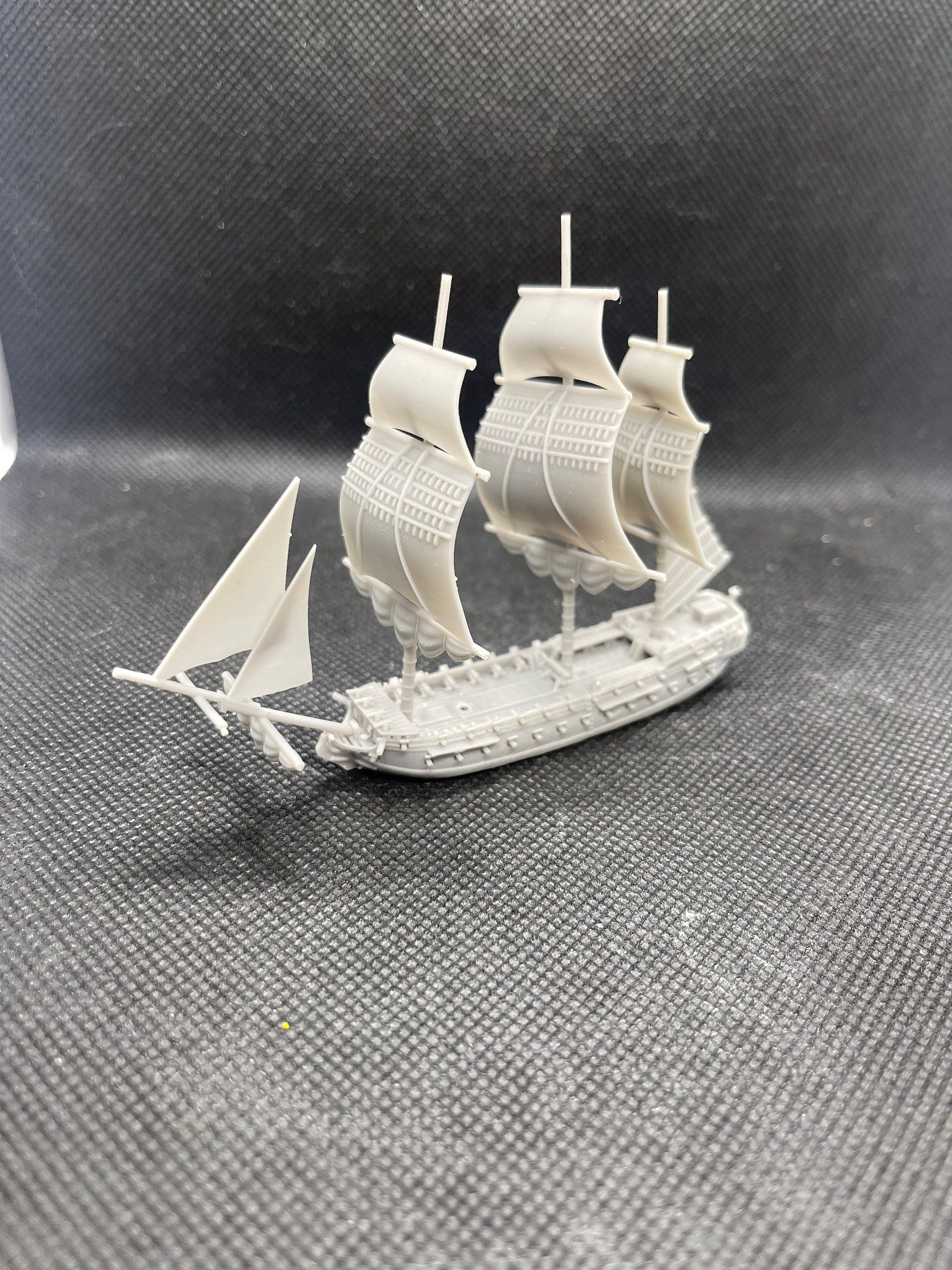 18th Century Swedish Fleet | 4 Ships | Scales 1/700 Through 1/1200 | Turner Miniatures