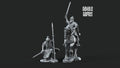 Visigoth King Mounted and Foot | 2 Miniatures | Davale Games