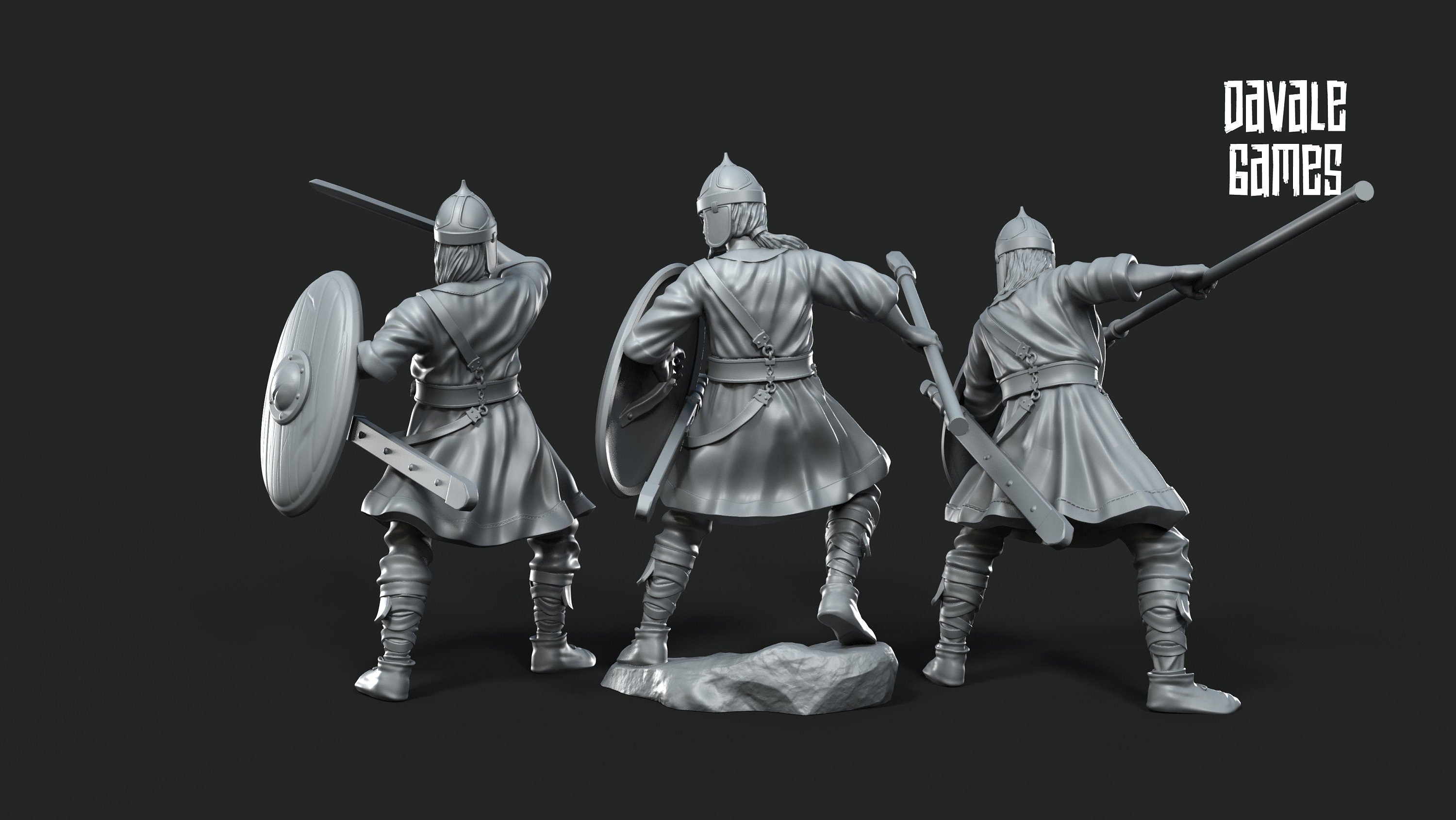 Visigoth Soldiers | 6 Miniatures | Davale Games
