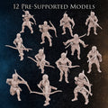 Nubian Archers | 12 Miniatures | Davale Games