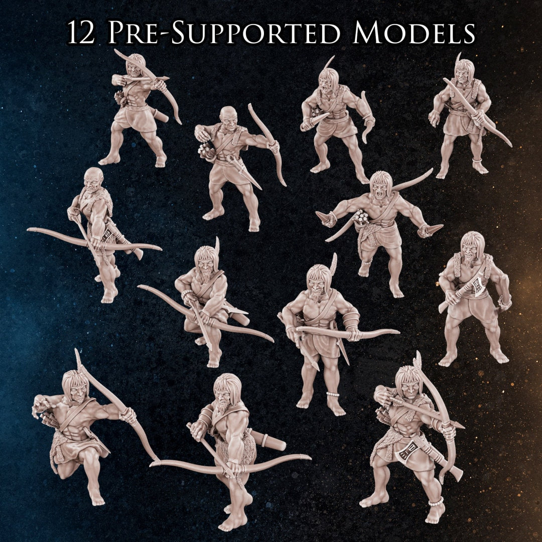 Nubian Archers | 12 Miniatures | Davale Games