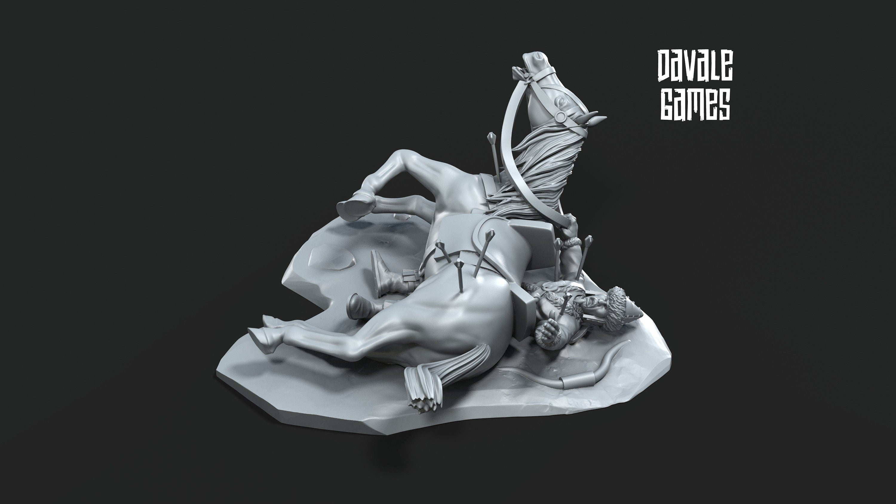 Dead Horseman | 1 Miniature | Davale Games