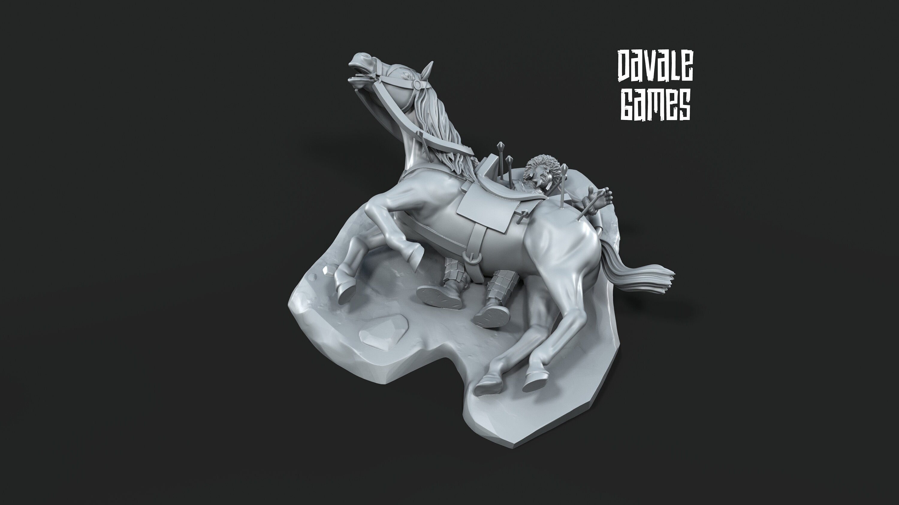 Dead Horseman | 1 Miniature | Davale Games