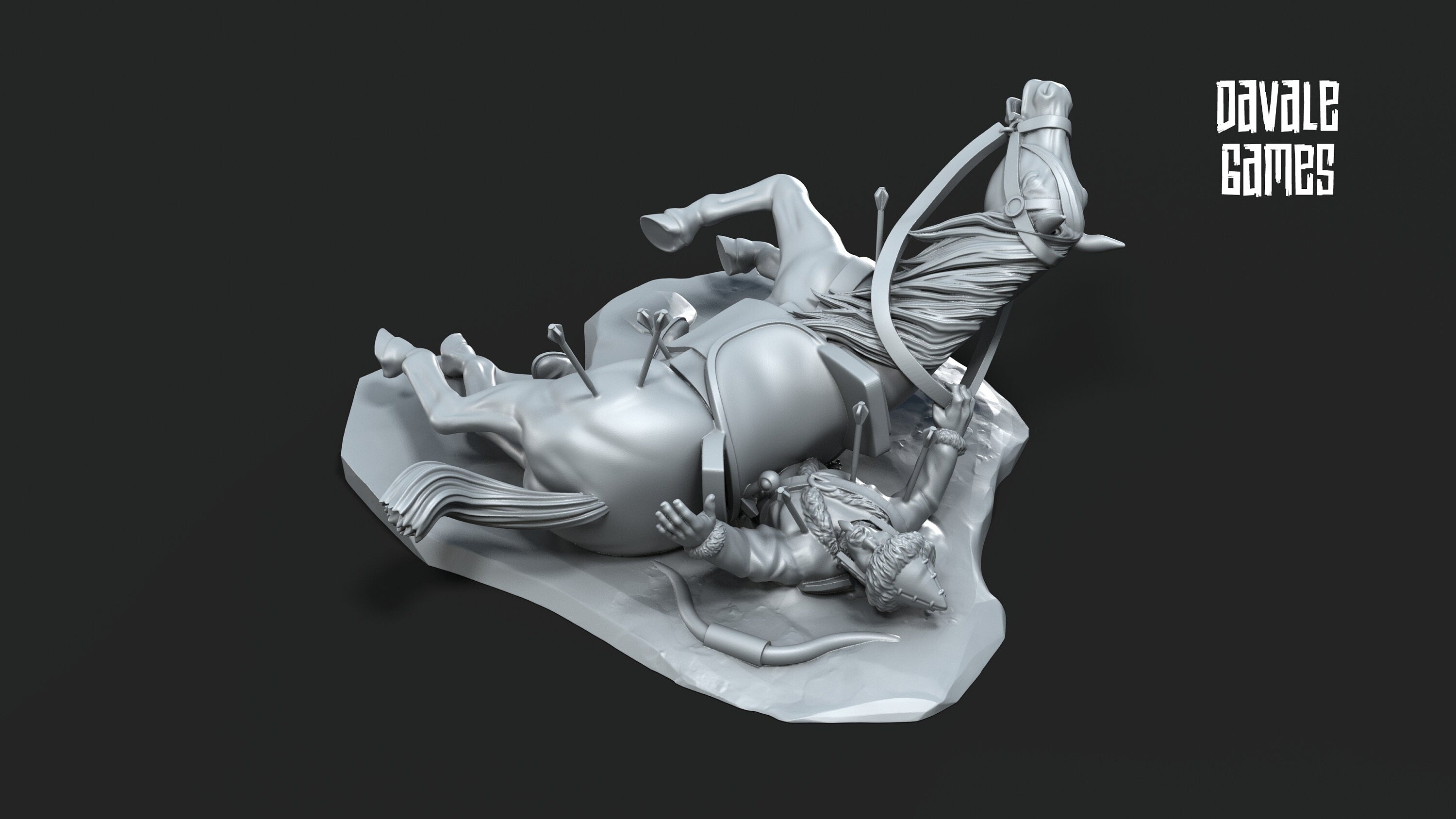 Dead Horseman | 1 Miniature | Davale Games