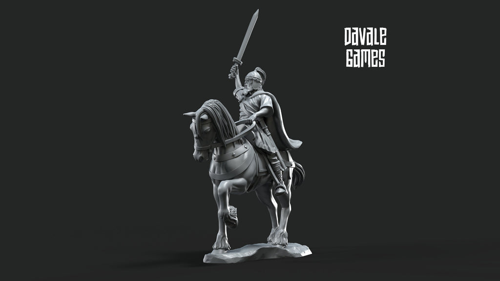 Visigoth King Mounted and Foot | 2 Miniatures | Davale Games