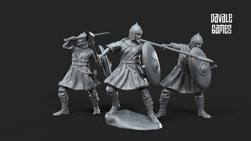 Visigoth Soldiers | 6 Miniatures | Davale Games