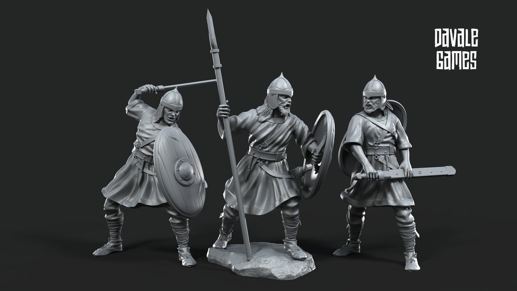 Visigoth Soldiers | 6 Miniatures | Davale Games