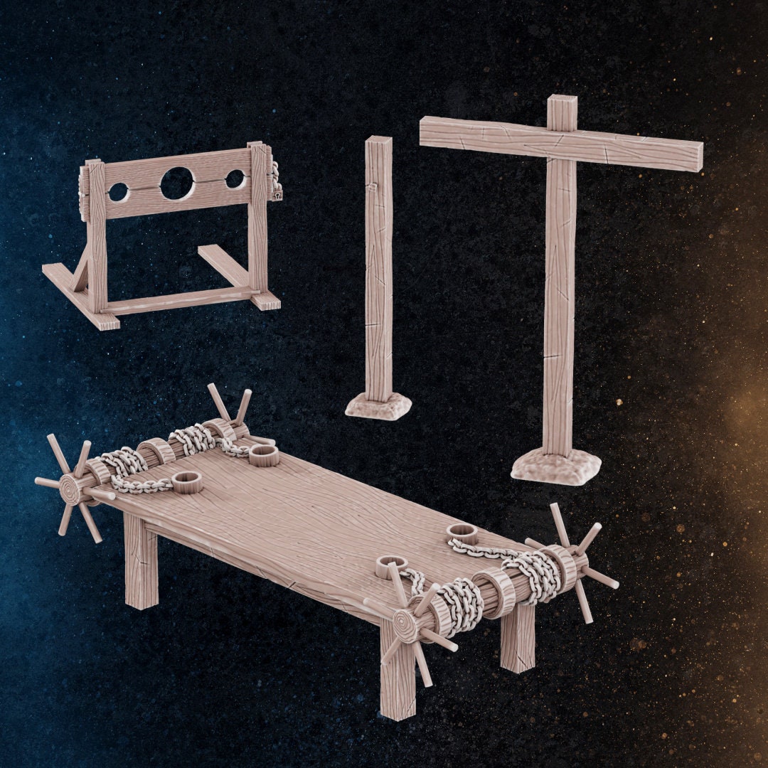 Ancient Torture Devices | 8 Miniatures