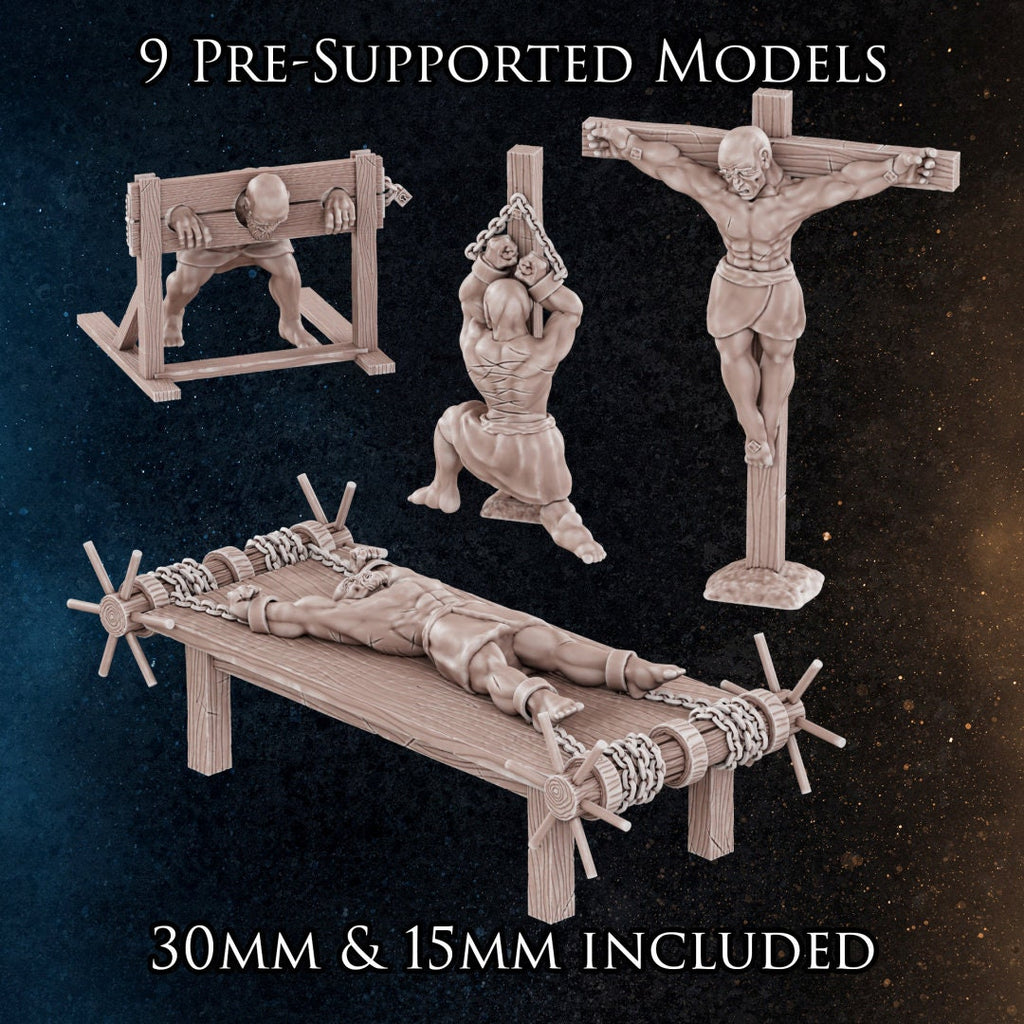 Ancient Torture Devices | 8 Miniatures