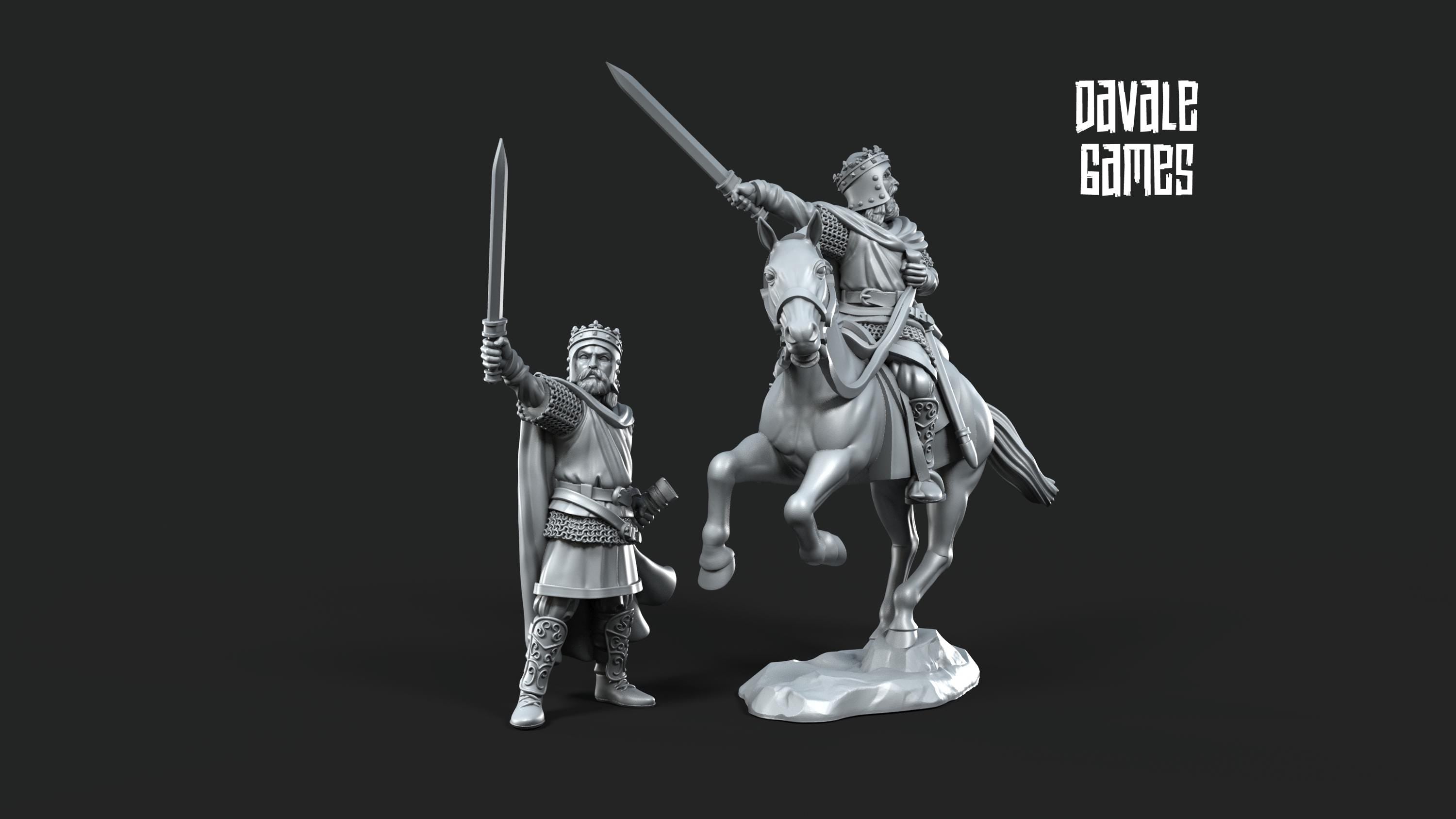 Ardaric King of the Gepids Mounted and Foot | Davale Games