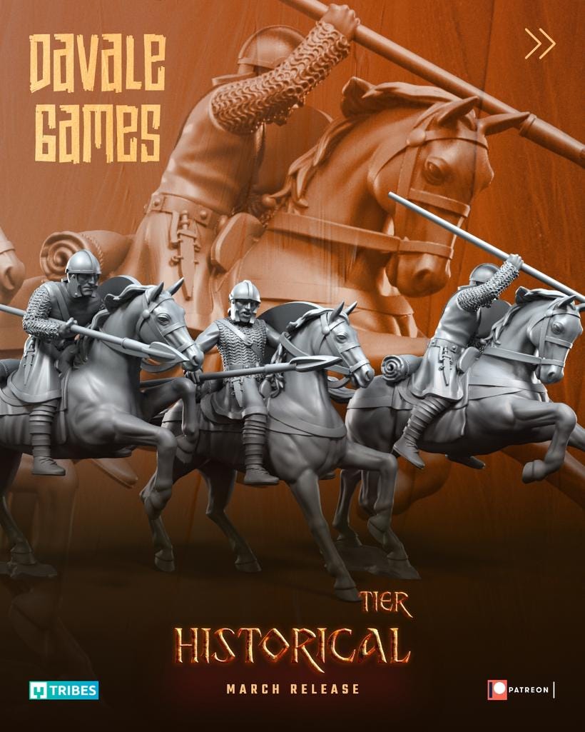Roman Cavalry | 3 Miniatures | Davale Games